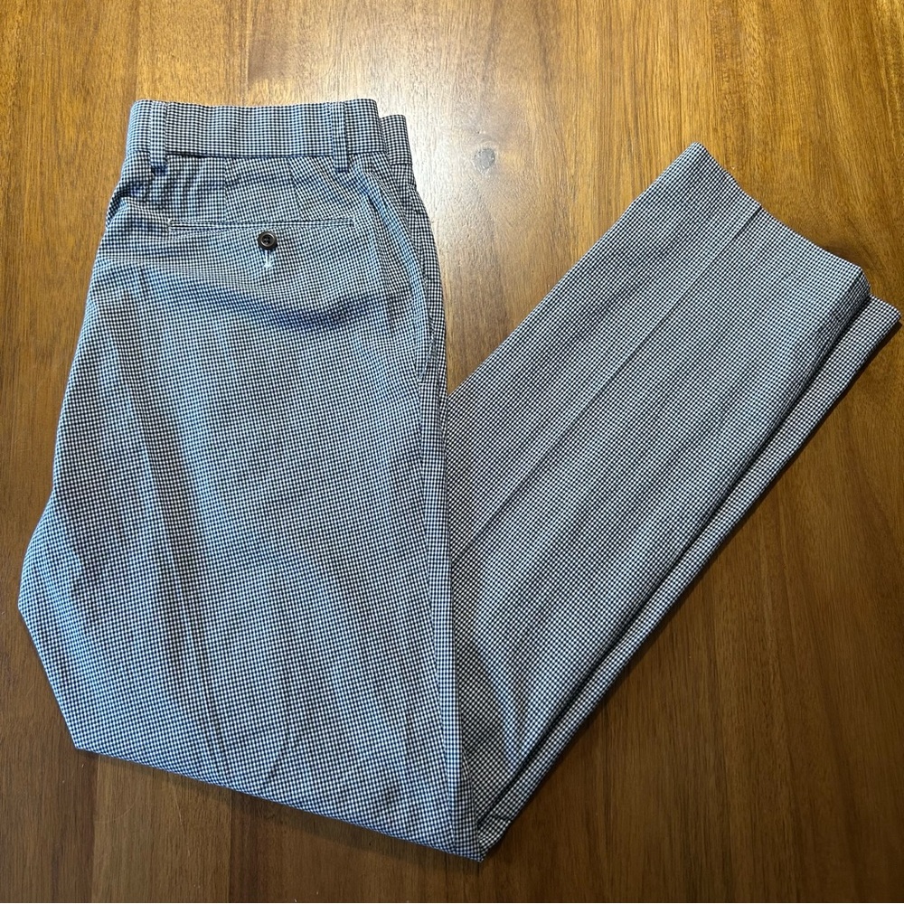 Brooks brothers 1818 summer lightweight pants checkered